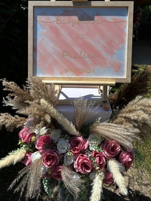 panneau babyshower