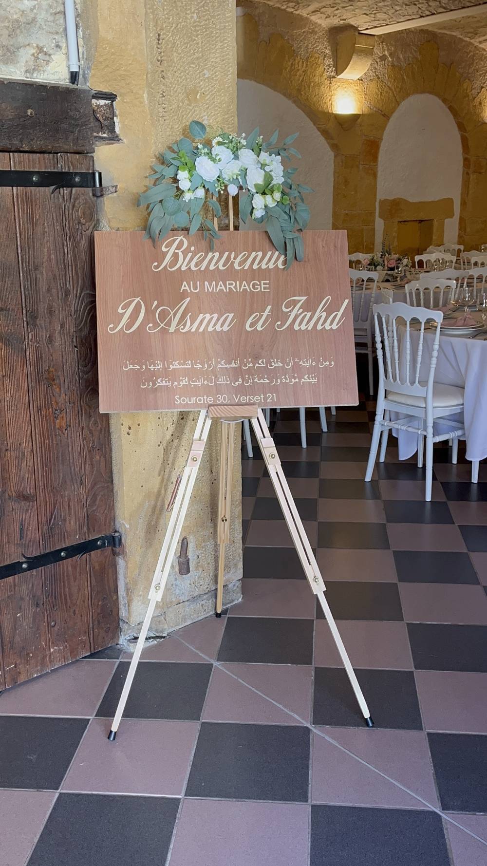 panneau mariage