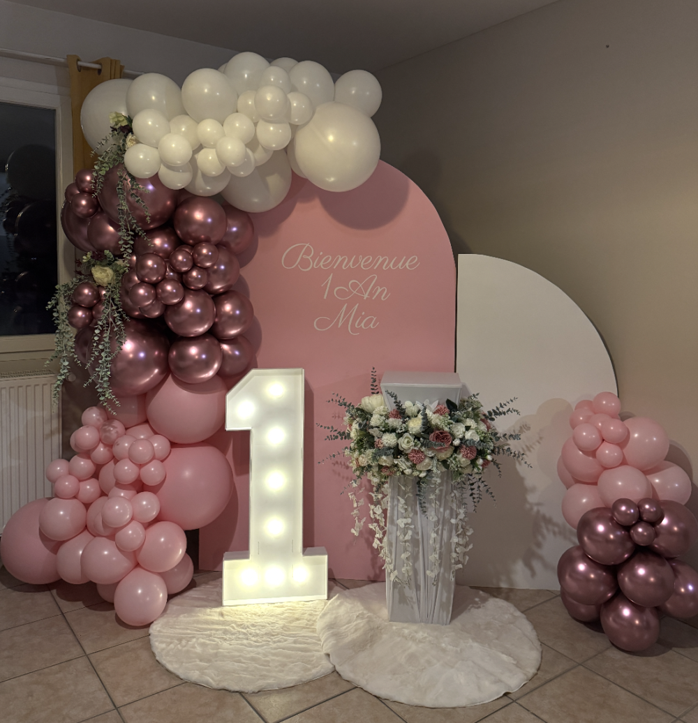 guirlande ballons anniversaire