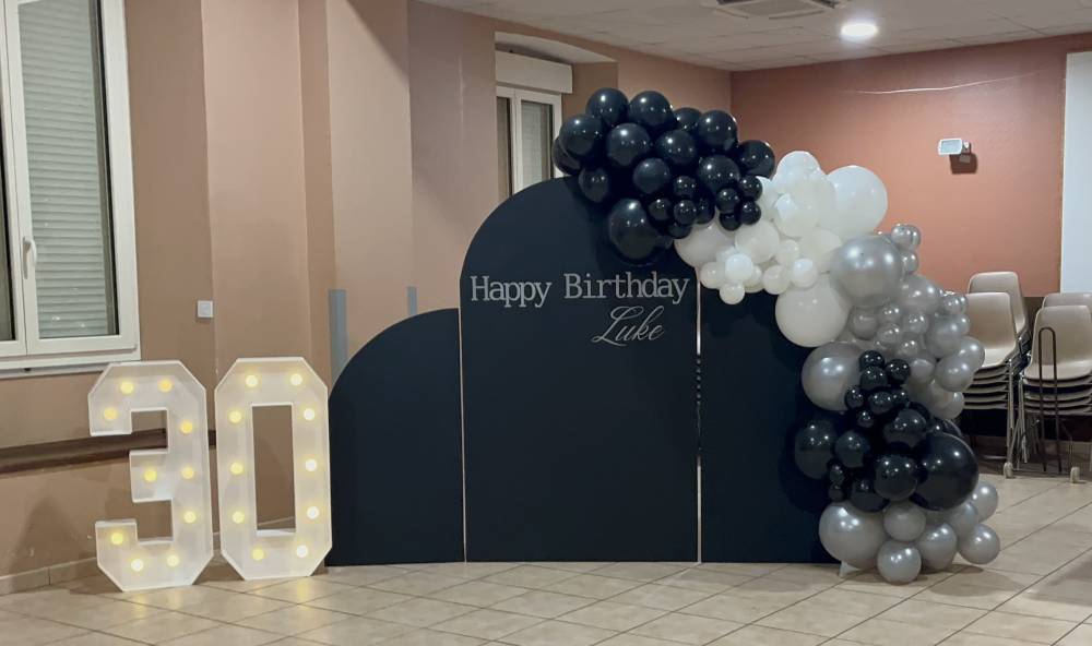 guirlande ballons anniversaire