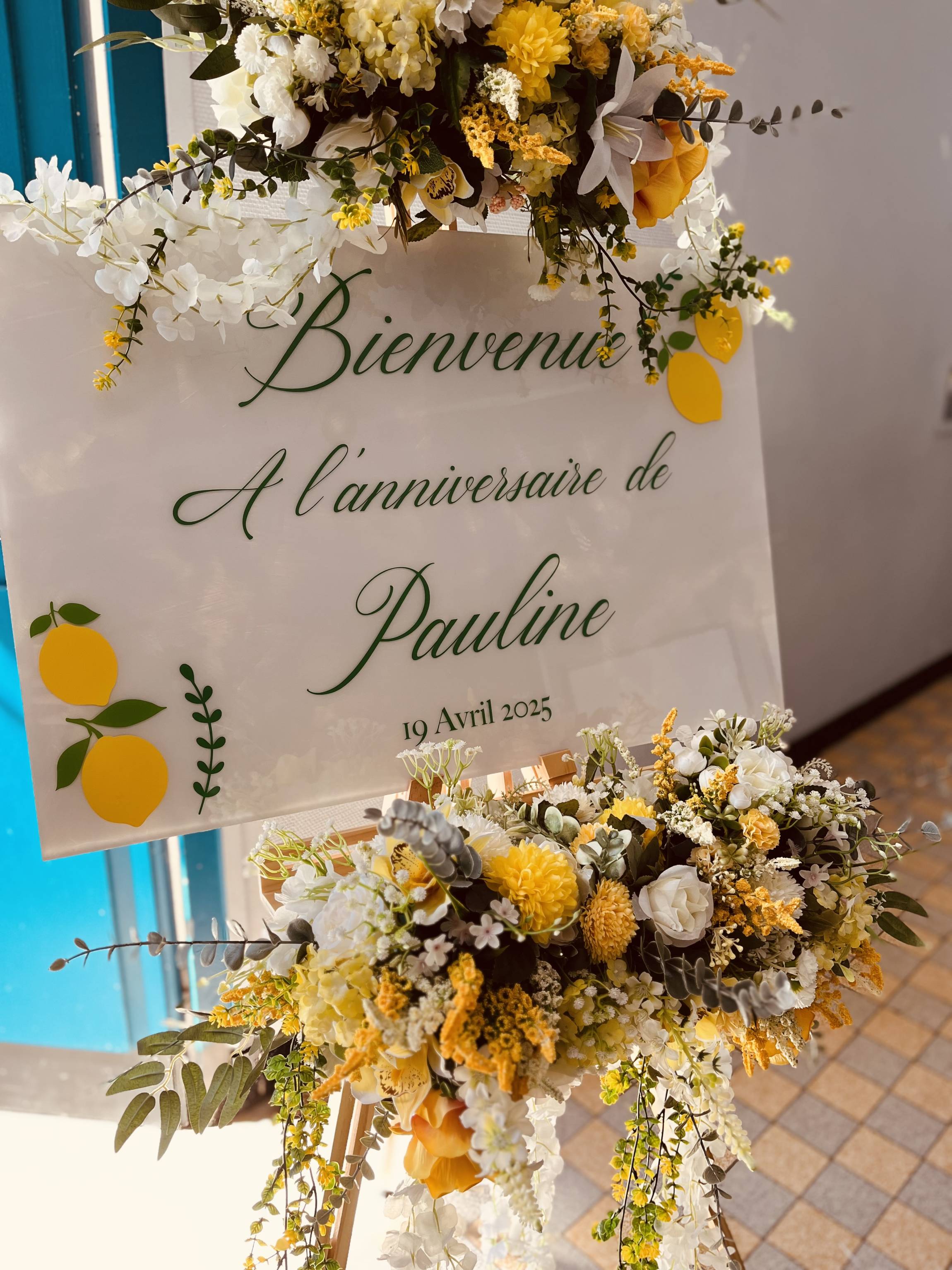 Panneau Bienvenue Anniversaire