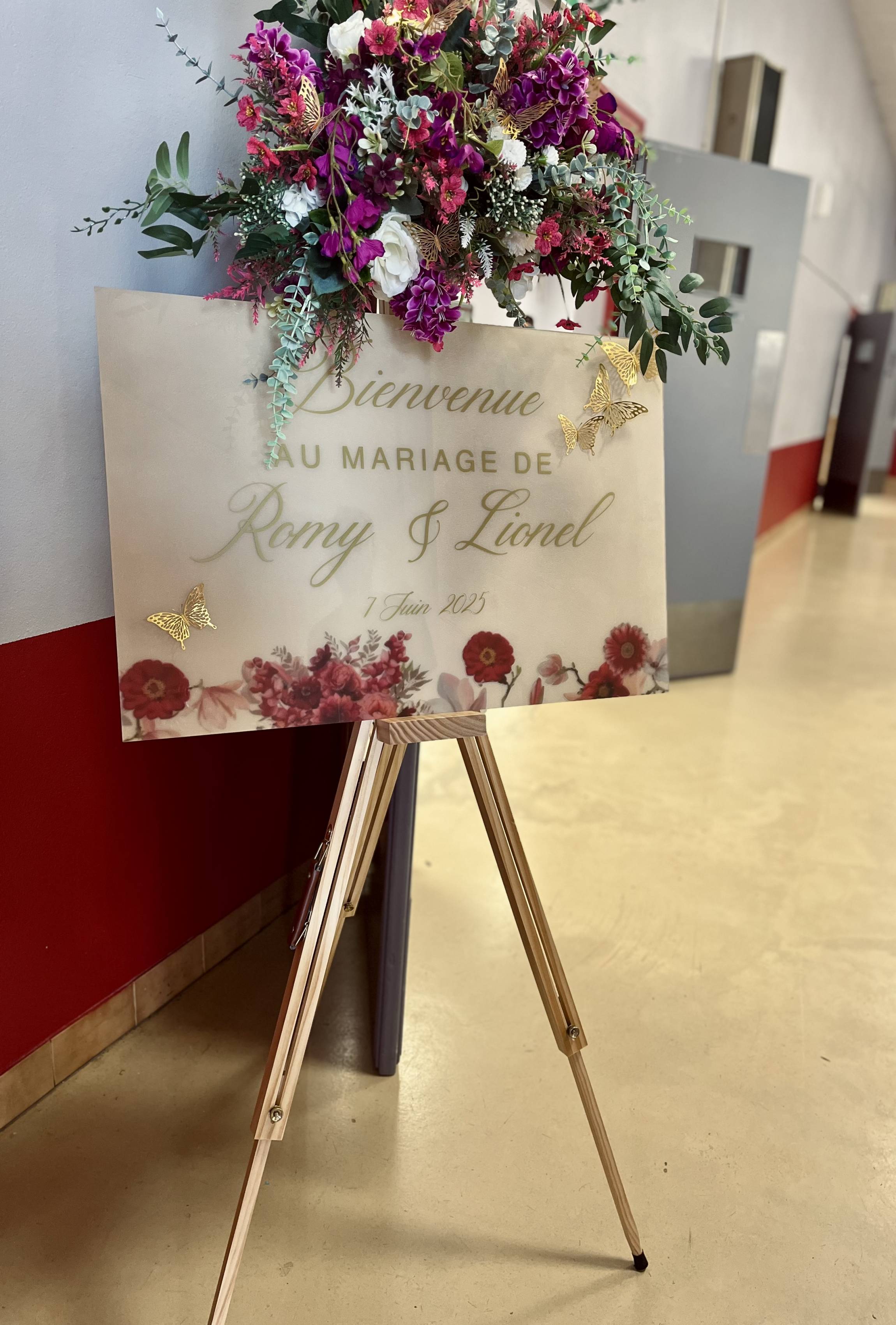 Panneau Bienvenue Mariage